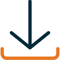 Icon indicating a download